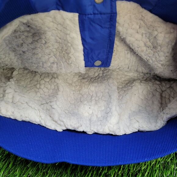 Vintage 70s Gun Club Bomber Jacket Medium 23x24 Blue - Picture 5 of 15